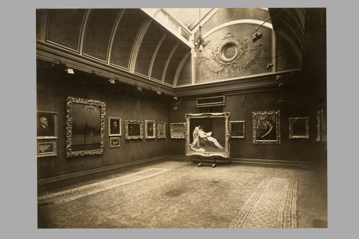 Interior of the Goupil Gallery, London October 1927