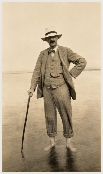 Arthur Clifton Standing in the Sea Early 1900s