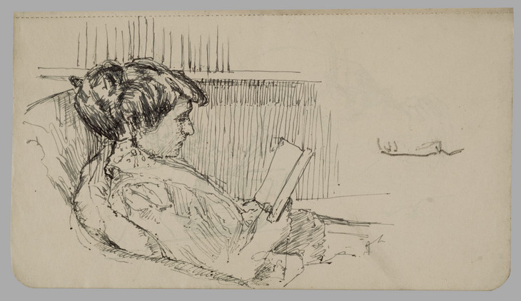 Malcolm Drummond 'Woman Reading' ?c.1910s