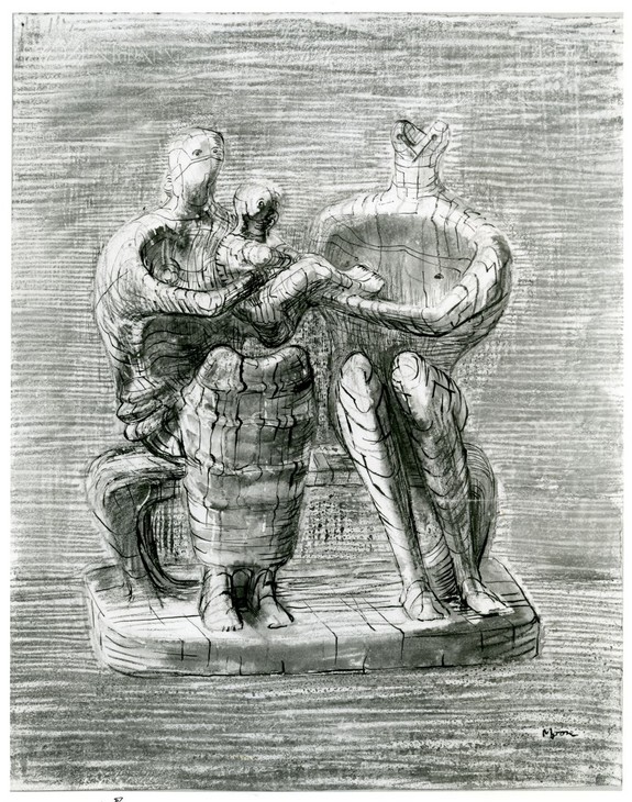 Henry Moore 'Family Group' 1945