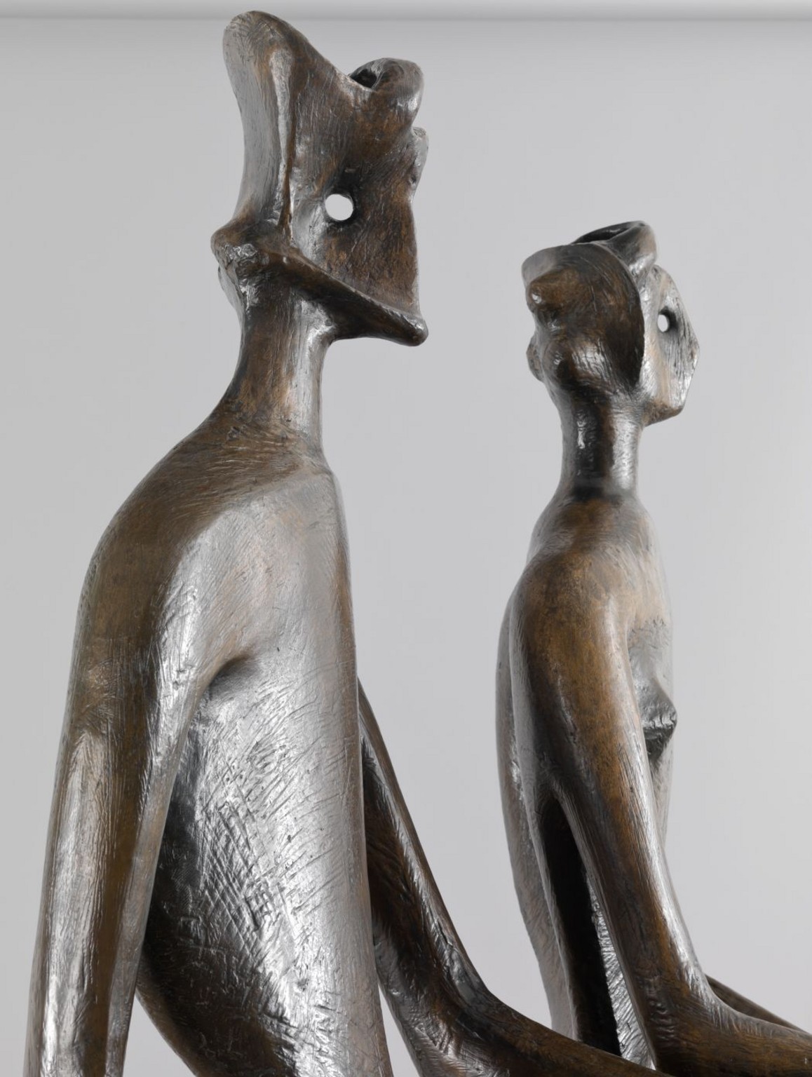 King and Queen', Henry Moore OM, CH, 1952–3, cast 1957