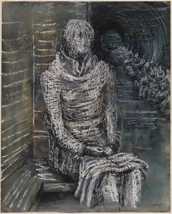 Henry Moore 'Woman Seated in the Underground' 1941