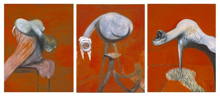 Francis Bacon 'Three Studies for Figures at the Base of a Crucifixion' c.1944