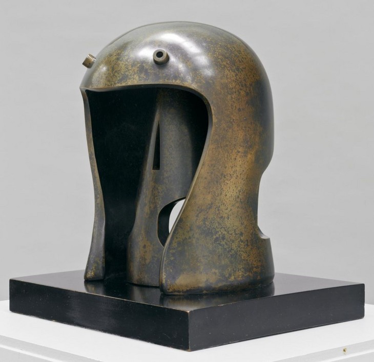 Henry Moore 'Helmet Head No.1' 1950, cast 1960