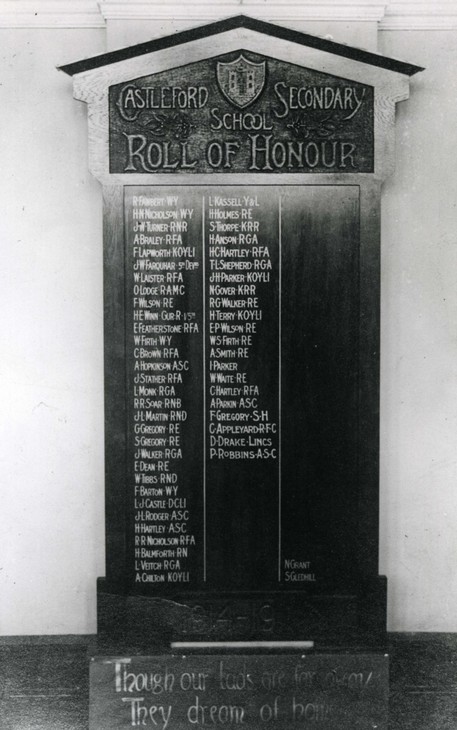 Henry Moore 'Roll of Honour' c.1916