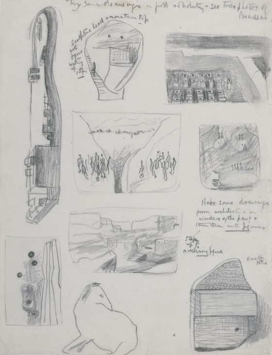 Henry Moore 'Ideas for Drawing Subjects' 1937