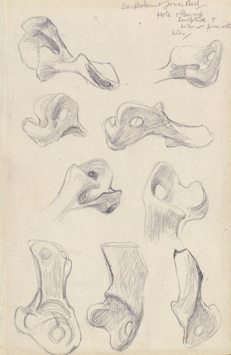 Henry Moore 'Ideas for Sculpture: Transformation of Bones' 1932