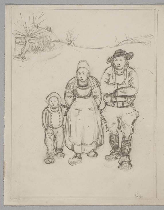 Robert Bevan 'Breton Peasant Family' c.1890-4