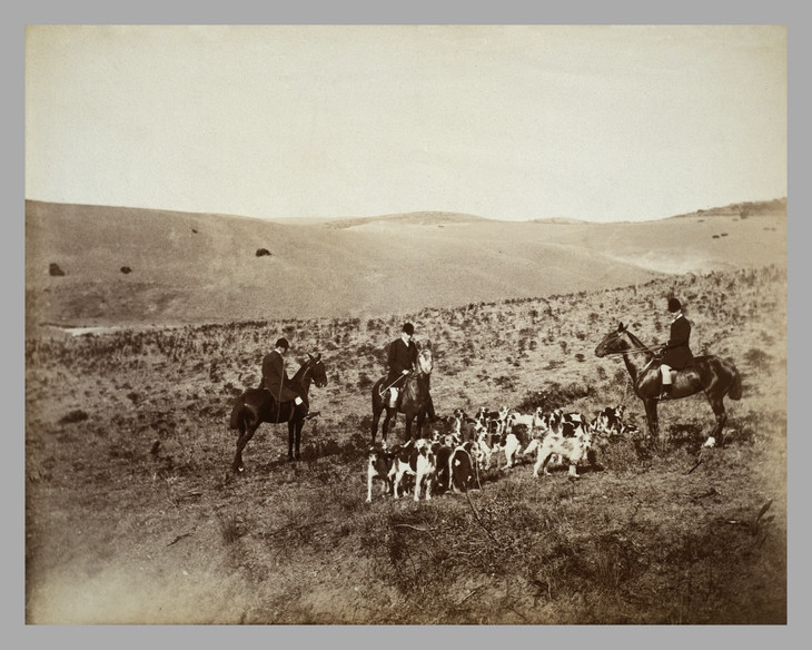 George Denholm Armour, Robert Bevan and Joseph Crawhall Hunting near Tangier, Morocco c.1892-3