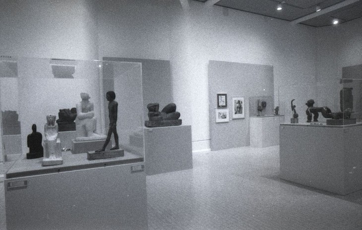 Gemma Levine 'Installation view of Henry Moore's work on display at the re-opening of Leeds City Art Gallery, November 1982'