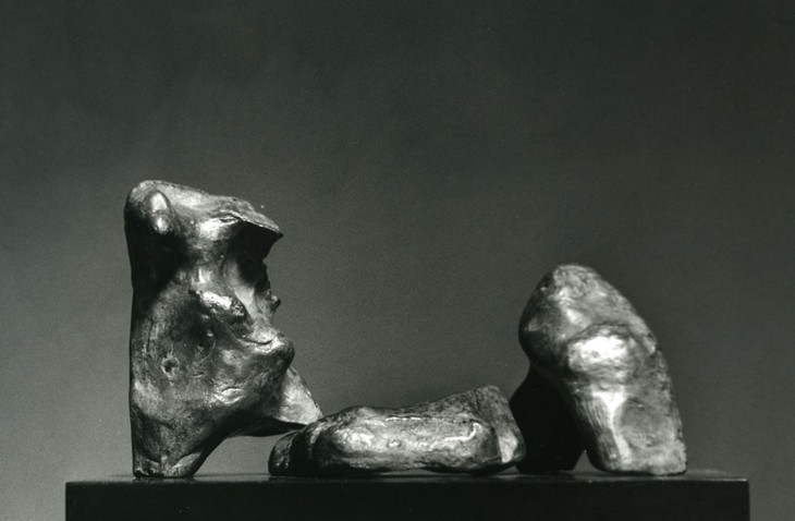 Henry Moore 'Three Piece Reclining Figure: Maquette No.1' 1961