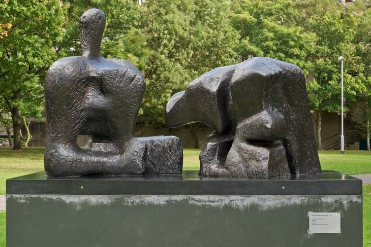 Henry Moore 'Two Piece Reclining Figure No.3' 1961