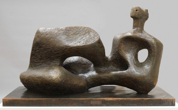 Henry Moore ''Working Model for Unesco Reclining Figure'' 1957, cast c.1959–61