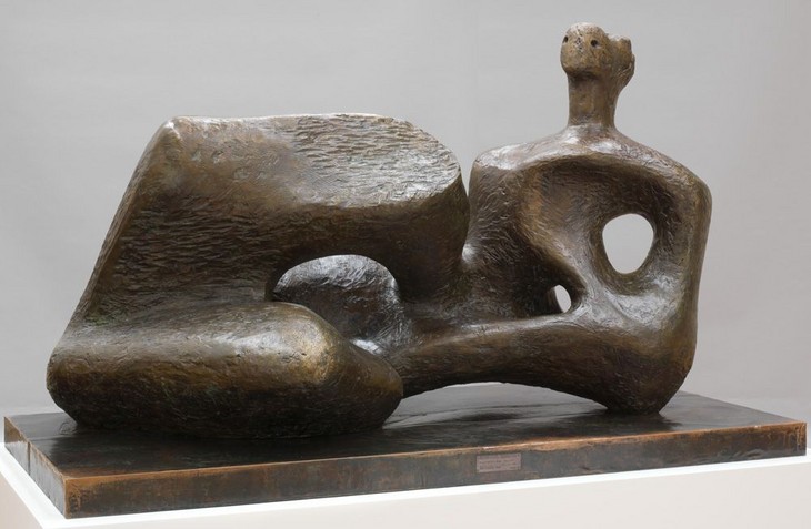 Henry Moore 'Working Model for Unesco Reclining Figure' 1957, cast c.1959–61