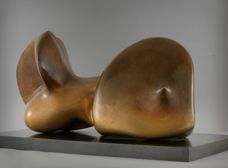 Henry Moore 'Two Piece Sculpture No.7: Pipe' 1966, cast date unknown