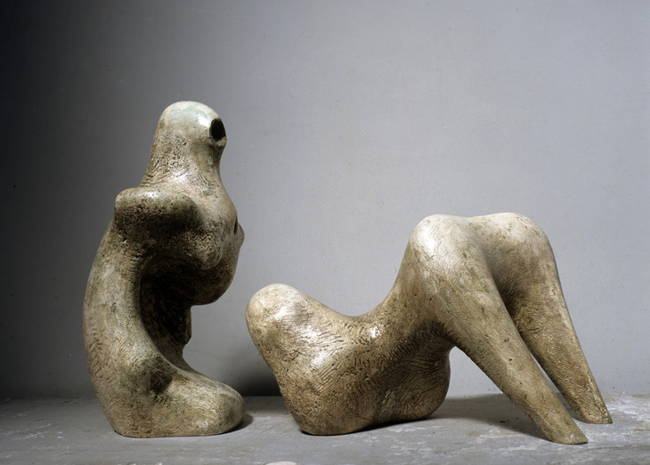 Henry Moore 'Two Piece Reclining Figure: Armless' 1975