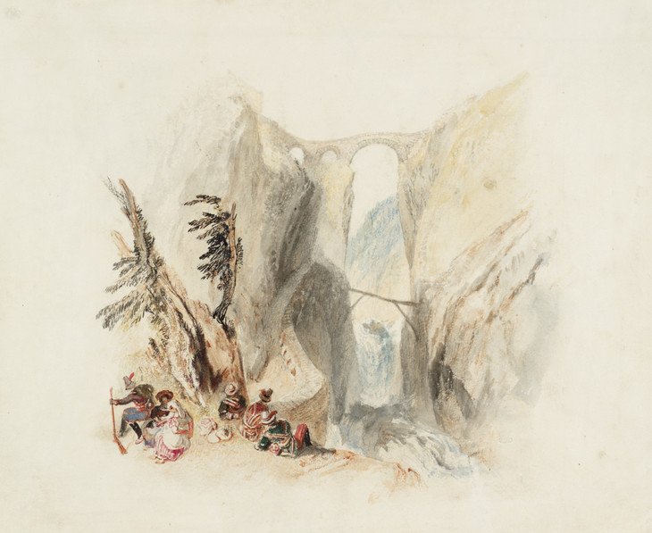 Joseph Mallord William Turner 'Banditti, for Rogers's 'Italy'' c.1826-7