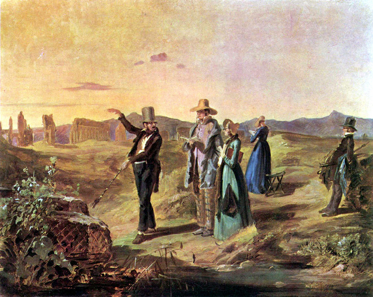 Carl Spitzweg 'Englishman in the Campagna' c.1845