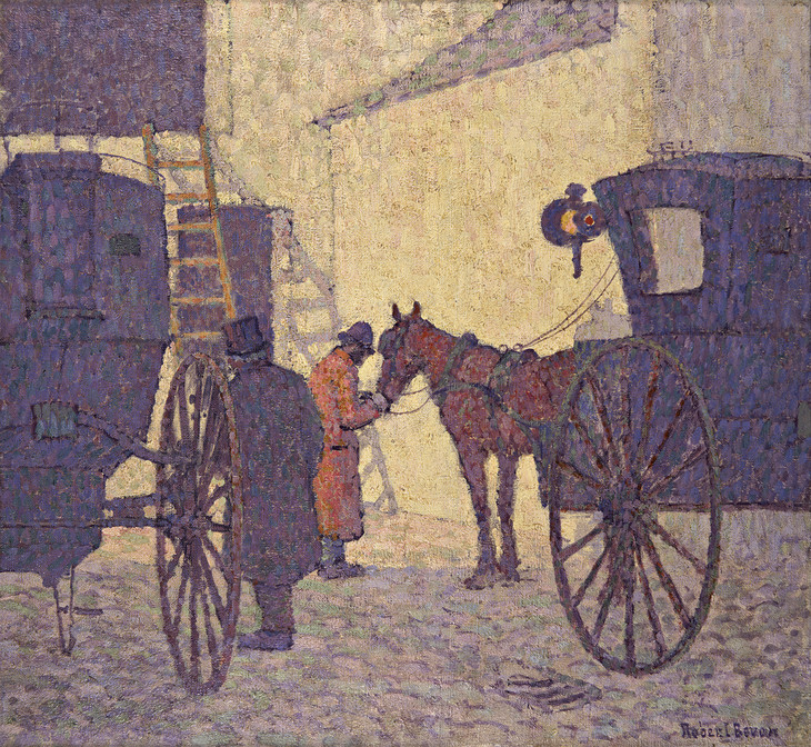 Robert Bevan 'The Cabyard, Night' 1910