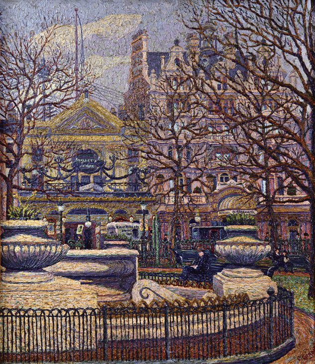 Charles Ginner 'Leicester Square' 1912