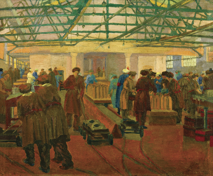 Charles Ginner 'Study for 'No.14 Filling Station, Hereford'' c.1918