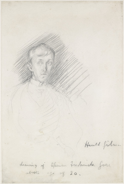 Harold Gilman 'Portrait of Spencer Frederick Gore' 1898–9