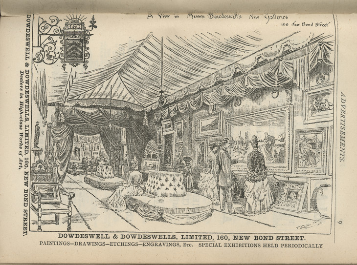 Dowdeswell & Dowdeswells, Limited, 160, New Bond Street 1891