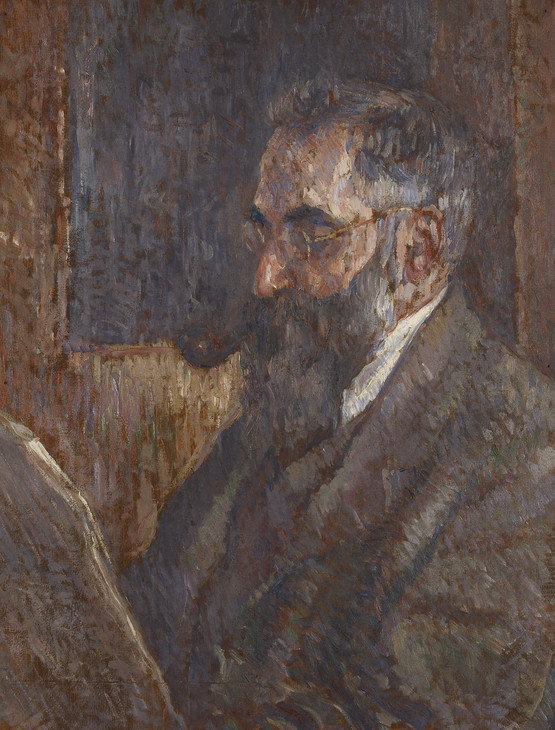 James Bolivar Manson 'Lucien Pissarro Reading' c.1913