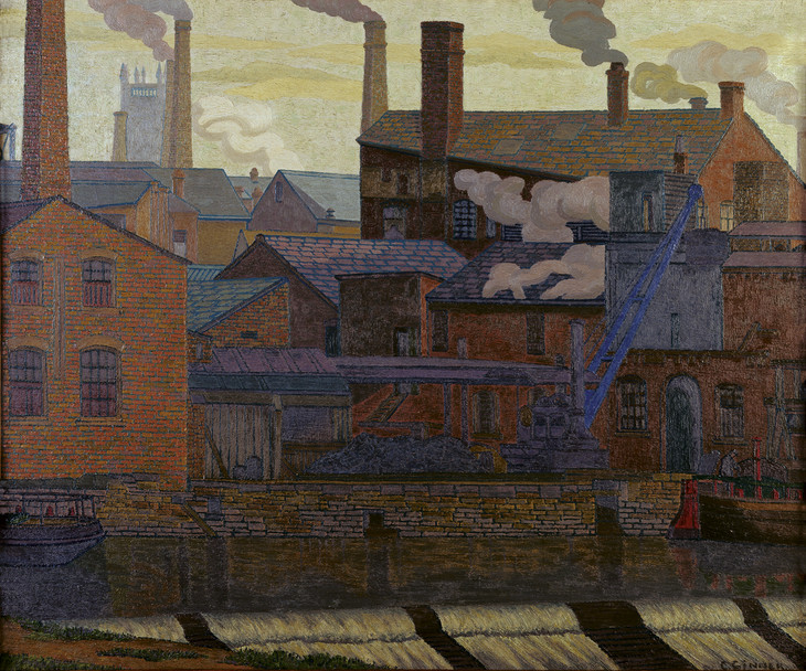 Charles Ginner 'Leeds Canal' 1914