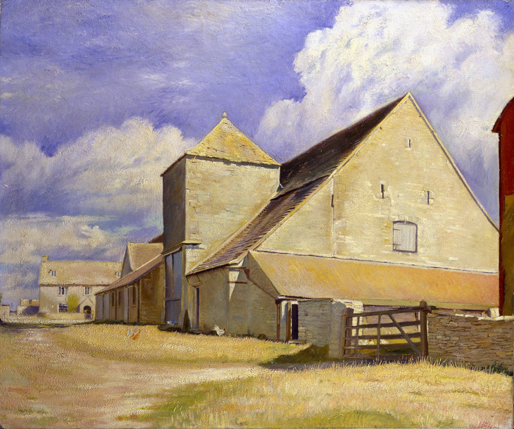 Sir William Rothenstein 'Barn at Cherington, Gloucestershire' 1935