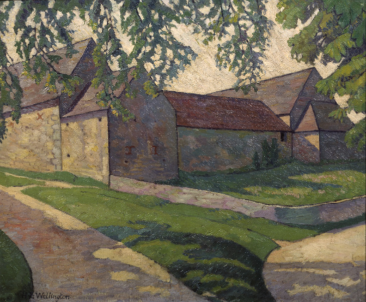 Hubert L. Wellington 'The Big Barn, Frampton Mansell' 1915