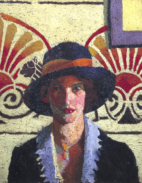 Malcolm Drummond 'Girl with Palmettes' c.1914