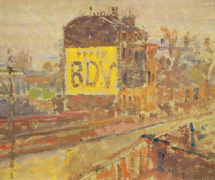 Harold Gilman 'Hampstead Road B.D.V.' c.1910–11