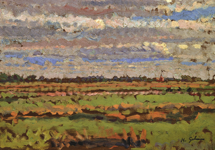 Harold Gilman 'Romney Marsh' c.1910