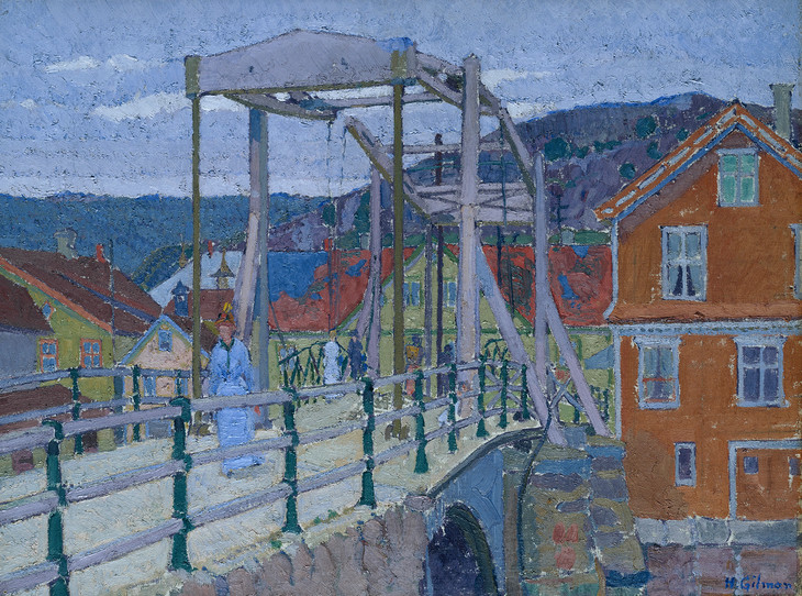 Harold Gilman 'Canal Bridge, Flekkefjord' c.1913