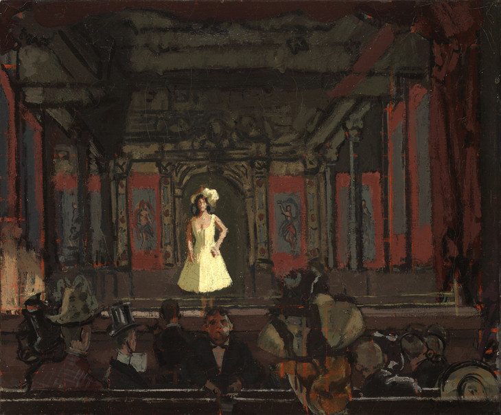 Walter Richard Sickert 'Gatti's Hungerford Palace of Varieties, Second Turn of Katie Lawrence' c.1902–3