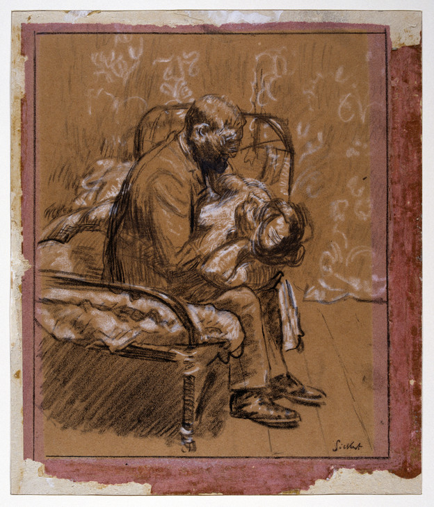 Walter Richard Sickert 'Persuasion (previously known as The Camden Town Murder, or La Belle Gâtée)' c.1908