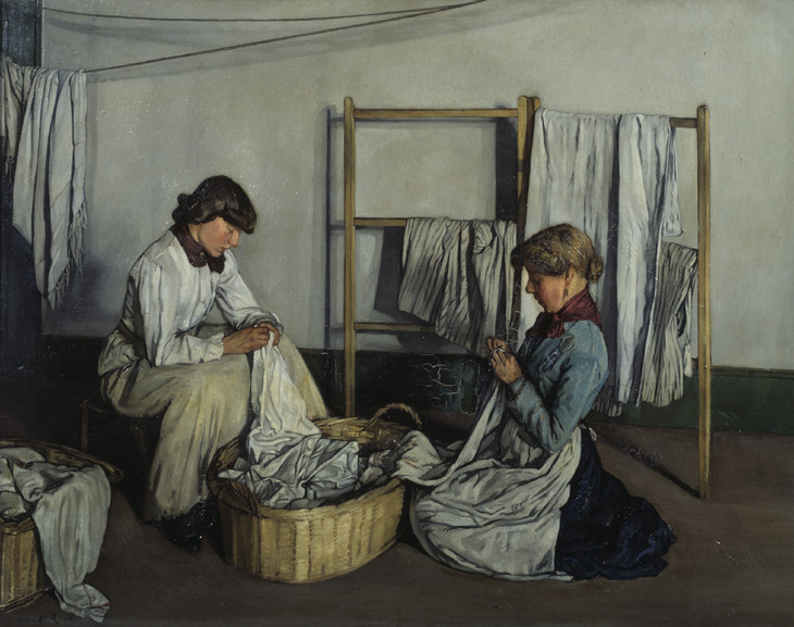 Albert Rutherston 'Laundry Girls' 1906