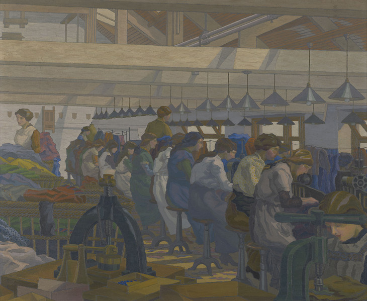 Charles Ginner 'The Blouse Factory' 1917