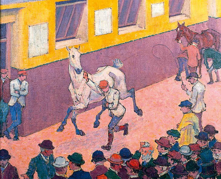 Robert Bevan 'Showing the Paces, Aldridge's' c.1913–14
