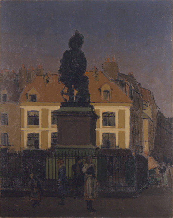 Walter Richard Sickert 'Statue of Duquesne, Dieppe' 1902