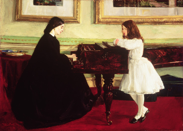 James Abbott McNeill Whistler 'At the Piano' 1858–9