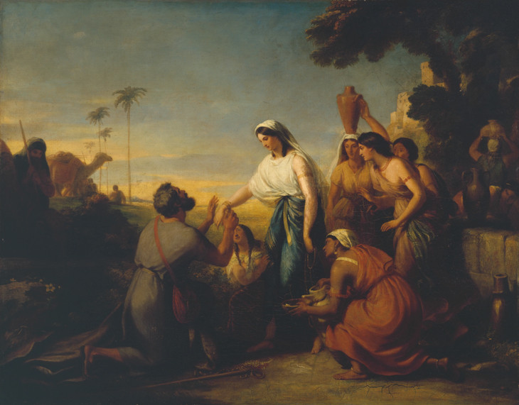 William Hilton the Younger 'Rebecca and Abraham's Servant at the Well' exhibited 1833