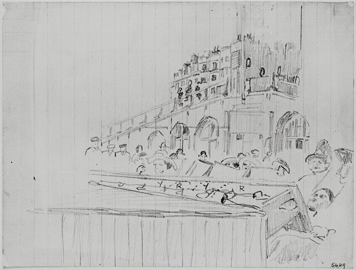 Walter Richard Sickert 'Audience on the Beach' 1915