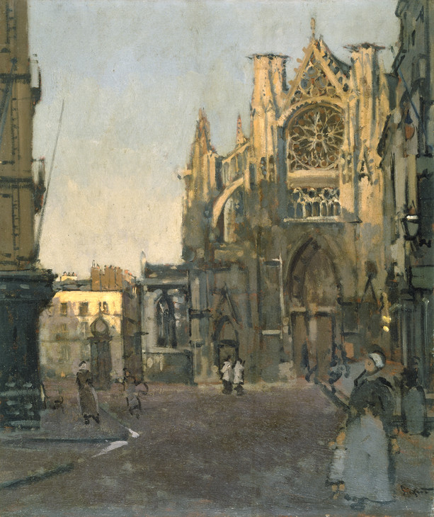Walter Richard Sickert 'The Façade of St Jacques, Dieppe' c.1899–1900