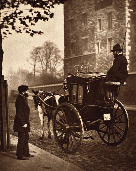 John Thomson 'London Cabmen, from 'Street Life in London'' 1877–8