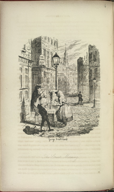 George Cruikshank 'The Streets, Morning' 1839