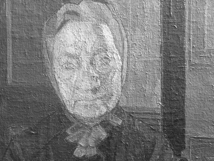 Harold Gilman 'Mrs Mounter at the Breakfast Table' exhibited 1917