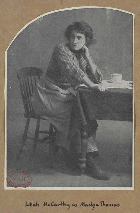Lillah McCarthy as Madge Thomas in John Galsworthy's 'Strife' 1909