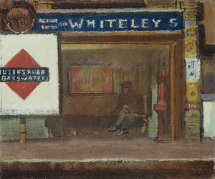 Walter Richard Sickert 'Queen's Road, Bayswater Station' c.1916